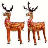 NNETM 4D Inflatable Christmas Deer Decorations (2pcs)