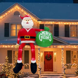 NNETM Santa Claus Inflatable Christmas Yard Decoration