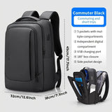 NNETM Backpack for Men with Expandable & Travel Bag