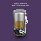 NNEOBA Rechargeable Heated Mixing Cup with 6 Temperature Settings