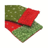 NNETM Snowflake Print Christmas Stockings Gift Bags (24pcs)