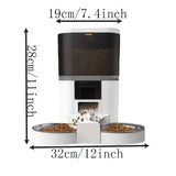 NNETM Smart Pet Feeder with HD Camera & App Control