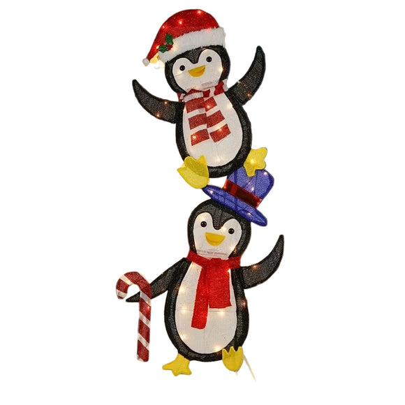 NNETM Christmas Penguin Light Decorations (2pcs)