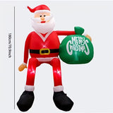 NNETM Santa Claus Inflatable Christmas Yard Decoration