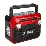 NNETM Portable FM Radio with Flashlight