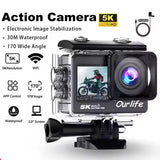 NNEOBA 4K Sports Action Camera with 32G WiFi Black