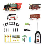 NNEOBA RC Track Train Set with Steam Effect