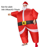 NNETM Santa Costume Self-Expanding Christmas Suit