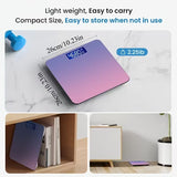 NNETM High-Precision Smart Bathroom Scale with LCD Display