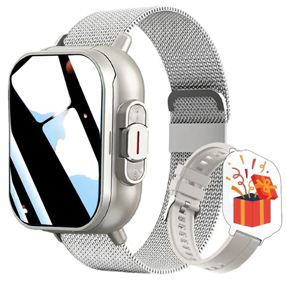 NNETM 2-in-1 Smart Watch with Wireless Earphones