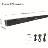 NNETM Home Theater Surround Soundbar Speaker