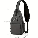 NNETM Unisex Crossbody Sling Bag