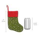 NNETM Snowflake Print Christmas Stockings Gift Bags (24pcs)