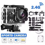 NNEOBA 4K Sports Action Camera with 32G WiFi Black