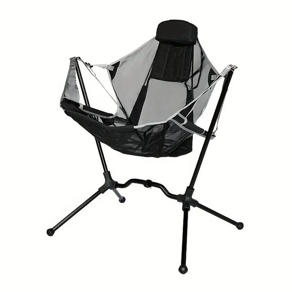 NNETM Folding Outdoor Chair with Footrest