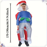 NNETM Santa Claus Inflatable Costume Adult Party Outfit