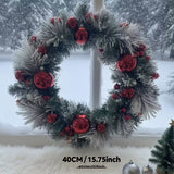 NNETM Christmas Wreath Indoor Outdoor Holiday