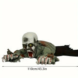 NNETM Halloween Crawling Zombie Animated Decoration