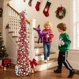 NNETM Red White Pop-Up Christmas Tree