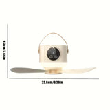 NNETM Ceiling Fan with Remote Control 3600mAh