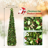 NNETM Pop-Up Holly Berry Christmas Tree