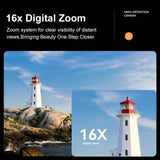 NNETM Digital Camera 1080P HD with 16X Zoom and 32GB Card