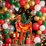 NNETM 4D Inflatable Christmas Deer Decorations (2pcs)