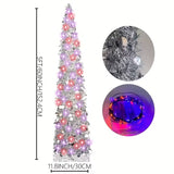 NNETM Purple Pop-Up Pencil Christmas Tree