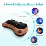 NNETM Electric Shiatsu Neck and Back Massage Pillow