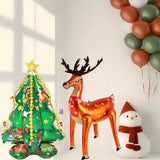 NNETM 4D Inflatable Christmas Deer Decorations (2pcs)