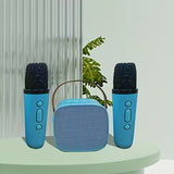 NNETM Mini Portable Karaoke Speaker with Microphones