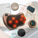 NNETM Electric Shiatsu Neck and Back Massage Pillow
