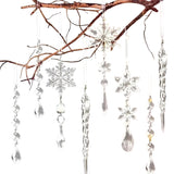 NNETM Crystal Christmas Ornament Set Hanging Decor (20PCS)