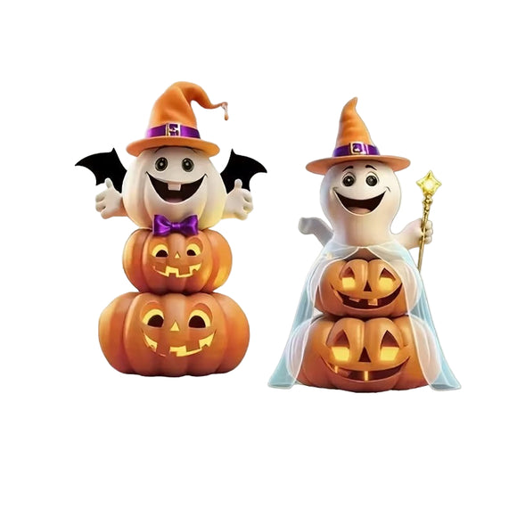 NNETM Halloween Garden Decorations with Poles (4pcs)