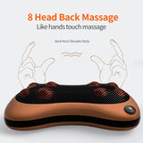 NNETM Electric Shiatsu Neck and Back Massage Pillow