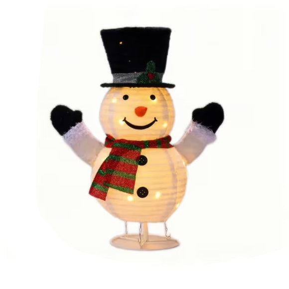 NNETM Outdoor Glowing Snowman Decoration