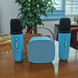 NNETM Mini Portable Karaoke Speaker with Microphones