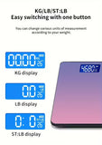 NNETM High-Precision Smart Bathroom Scale with LCD Display