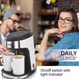 NNEOBA 2-Cup 220V Drip Coffee Maker
