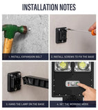 NNEOBA LED Solar Garden Light with Motion Sensor Remote