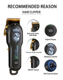 NNEOBA Professional Hair Clipper Rechargeable Electric Beard & Hair Trimmer