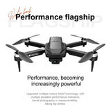 NNETM Dual-Camera 4K Foldable Brushless Drone