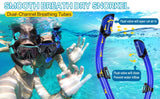 NNETM 3-Piece Snorkeling Set with Fins and Mask