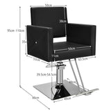 NNECW 360° Swivel Barber Chair with Adjustable Height for Hair Salon