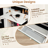 NNECW 120 CM LED Jewelry Mirror Cabinet with Full-Length Frameless Mirror