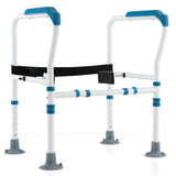 NNECW Toilet Safety Rail with Adjustable Height for Elderly