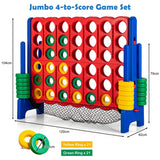 NNECW Jumbo 4-to-Score Giant Game Set with Ring Net