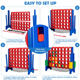 NNECW Jumbo 4-to-Score Giant Game Set with Ring Net