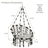 NNECW Hammock Chair with C-shaped Chair Stand for Indoor and Outdoor Use