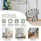 NNECW Hammock Chair with C-shaped Chair Stand for Indoor and Outdoor Use